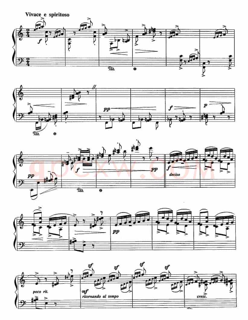 现代钢琴曲：20、小品