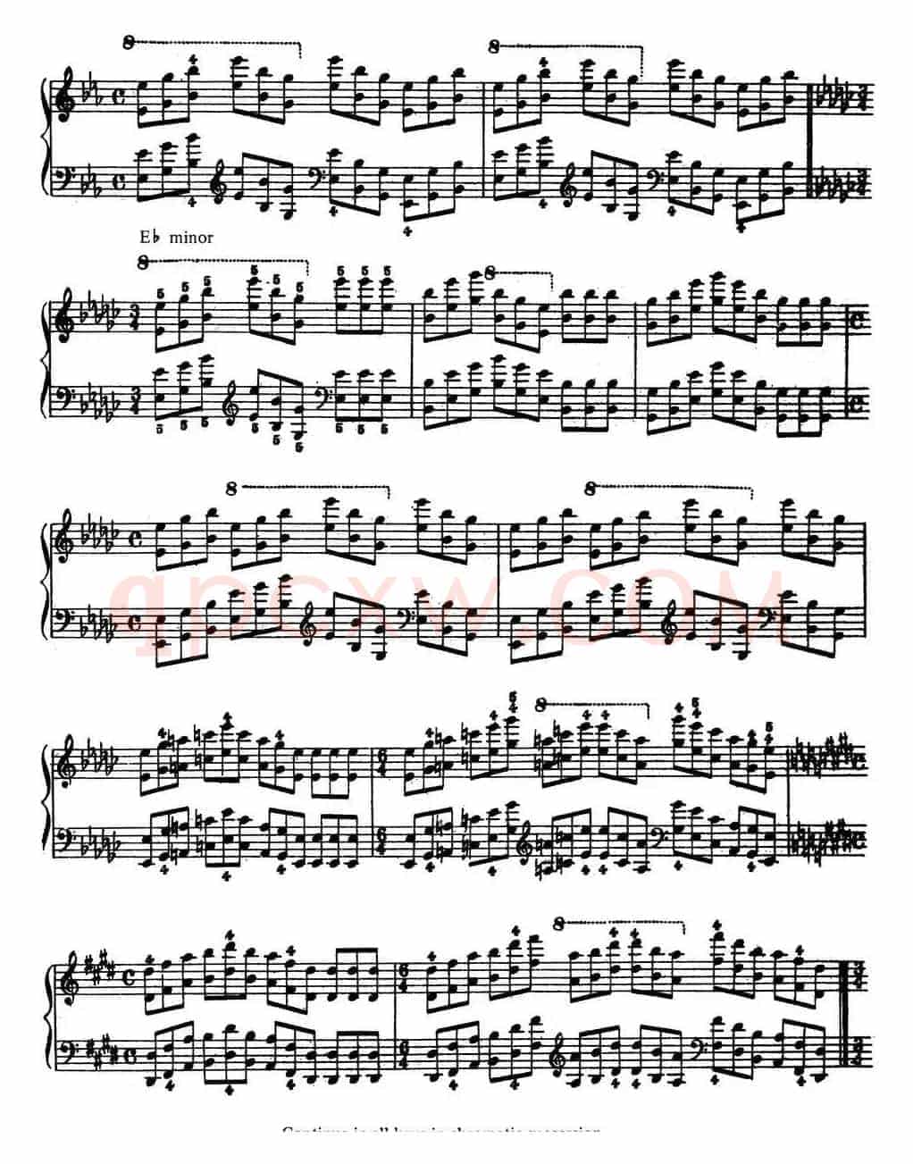 Technical Exercises S.146(李斯特钢琴技巧练习 BOOK Ⅻ)
