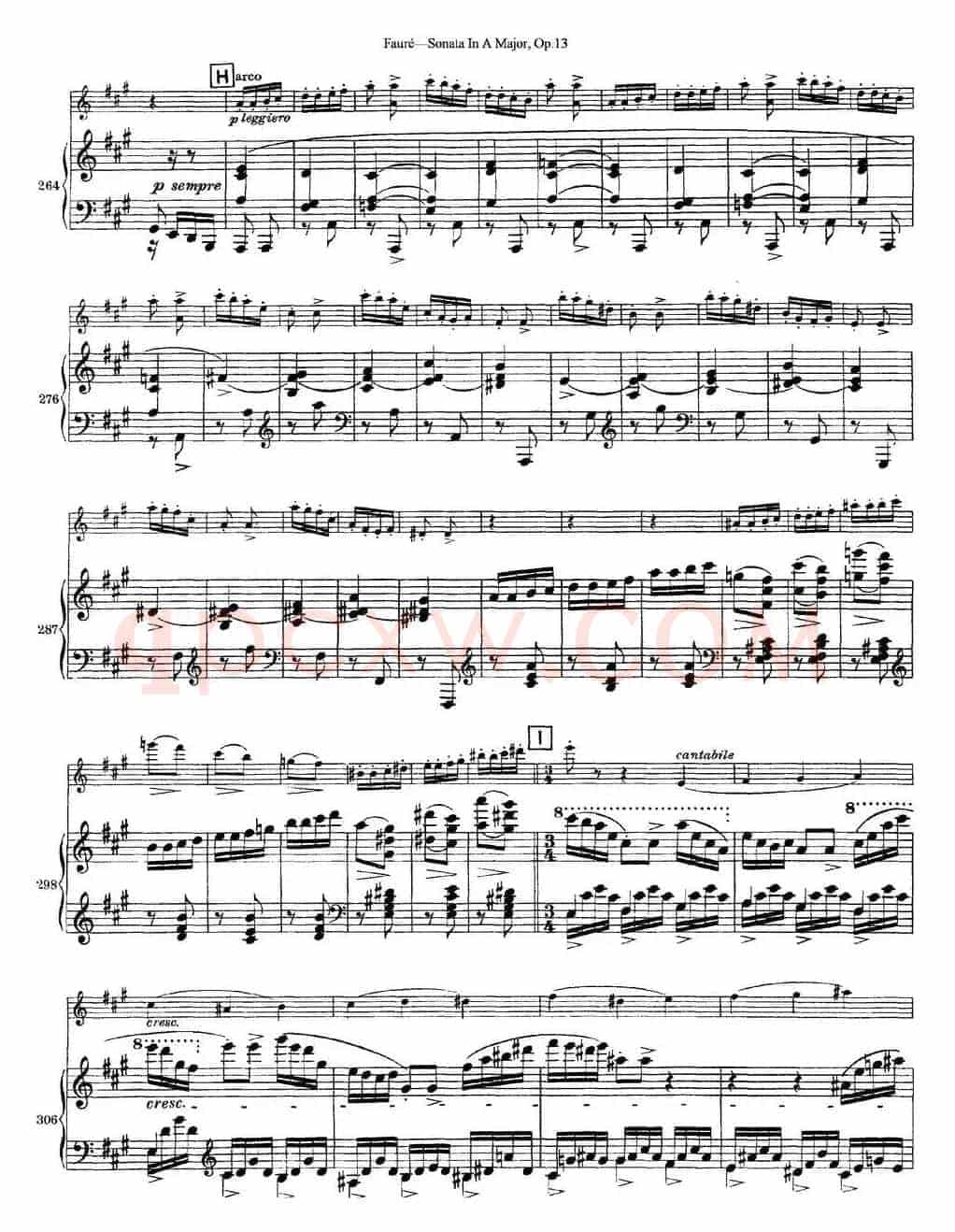 Violin Sonata No.1 Op.13（小提琴+钢琴伴奏）