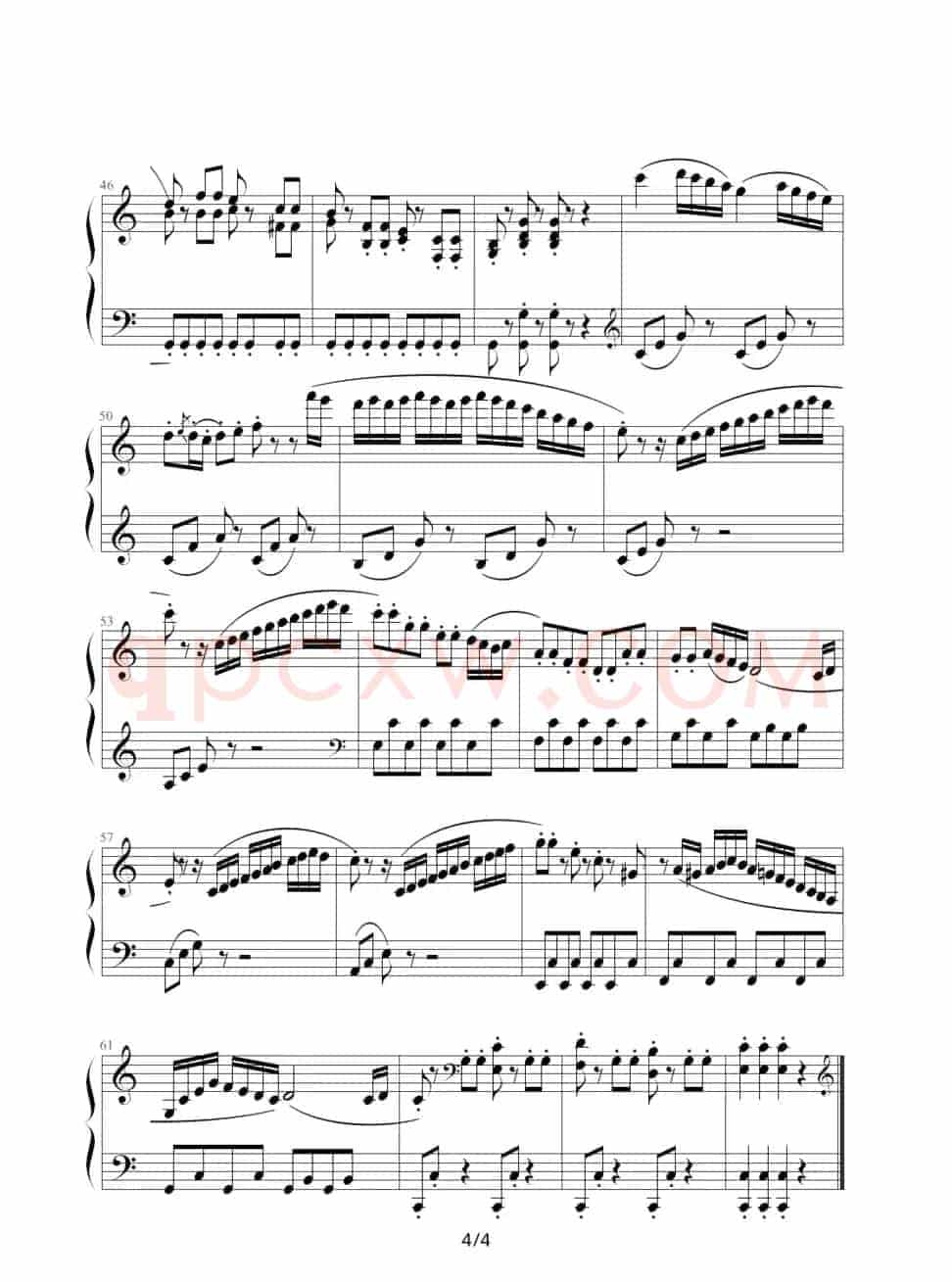 C大调小奏鸣曲第一乐章（克来门蒂作曲版）