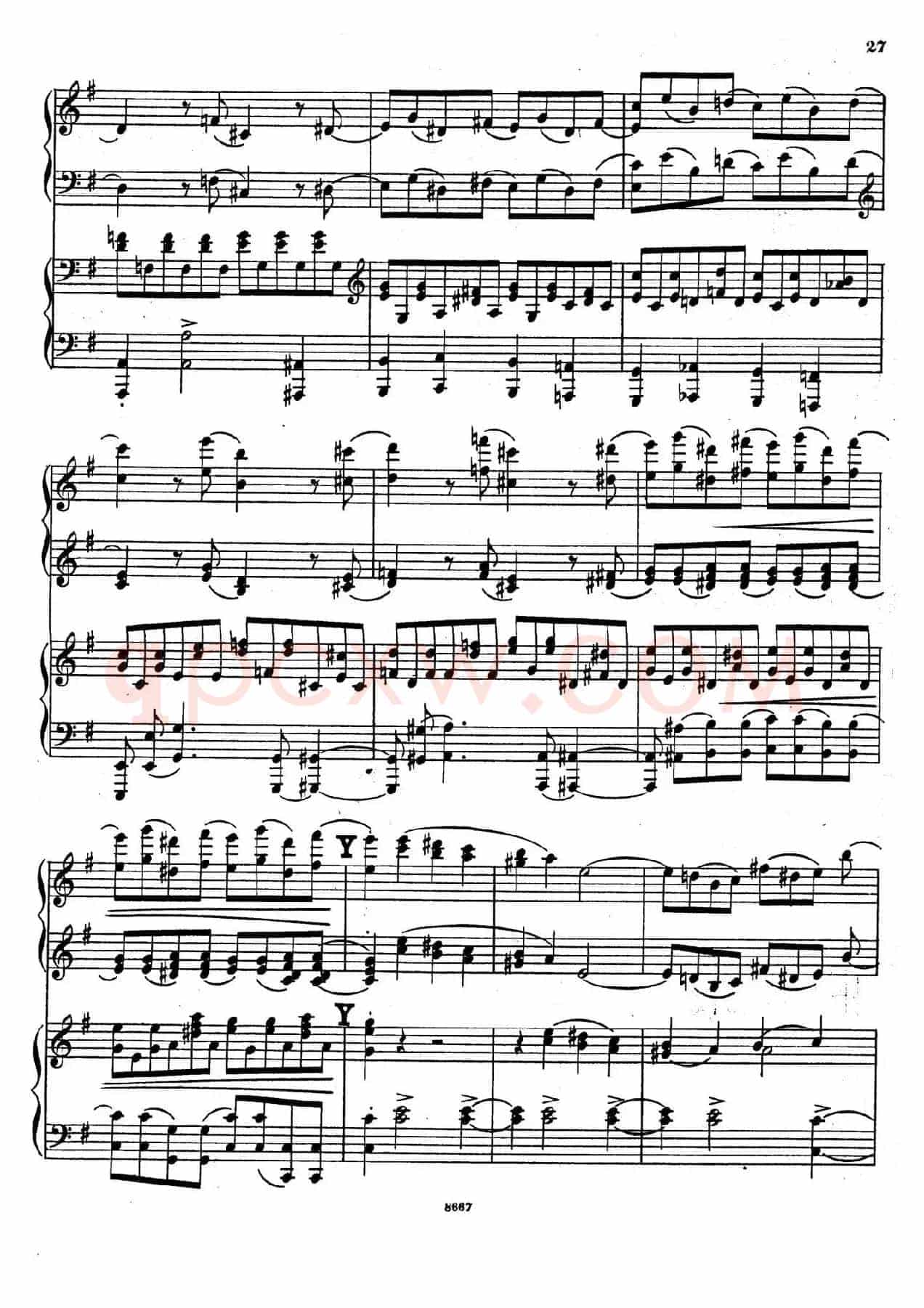 Symphony No.4 in e Minor Op.98(e小调第四交响曲·双钢琴)