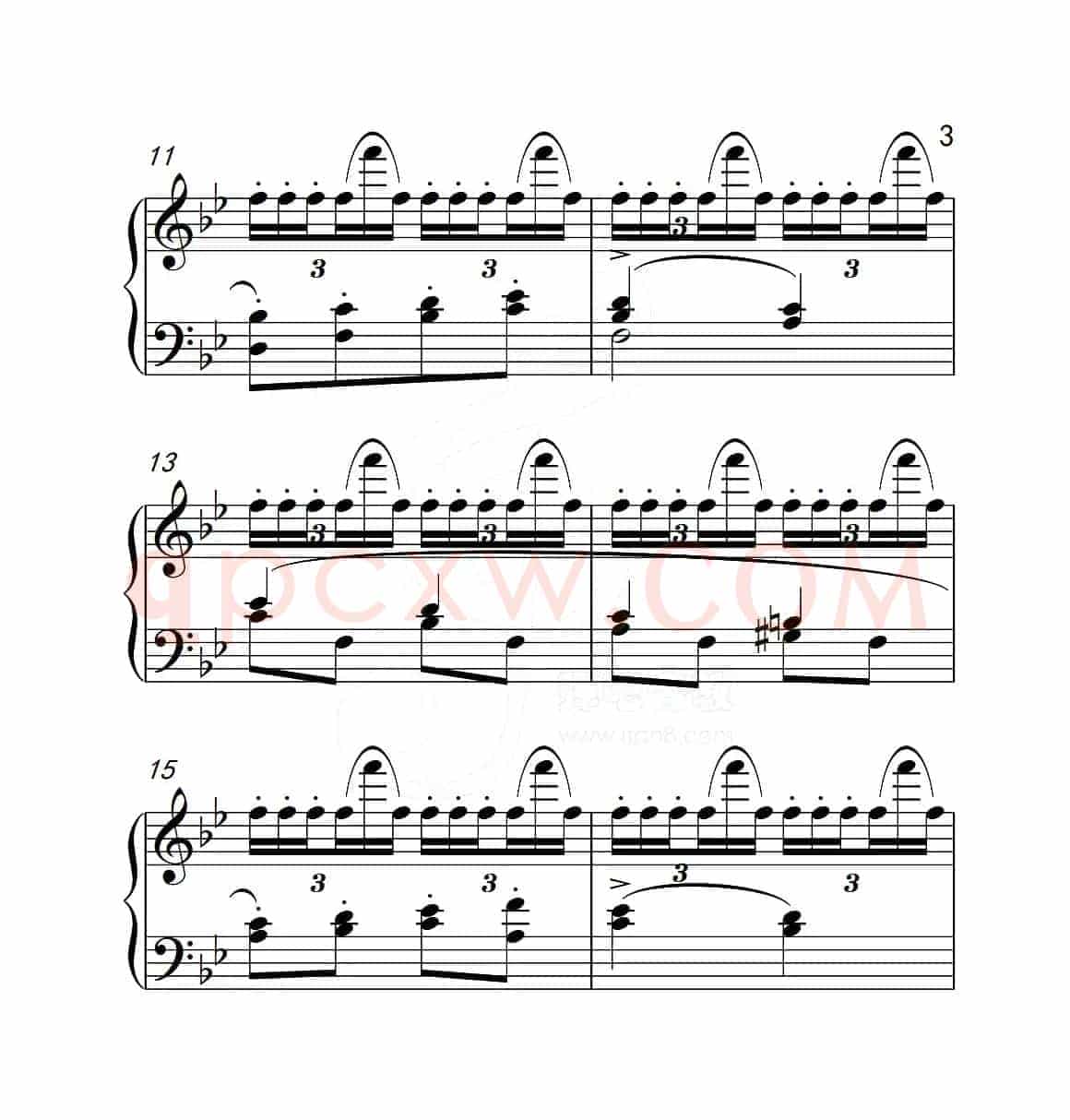 第五级A组 练习曲（中国音乐学院钢琴考级作品1~6级）