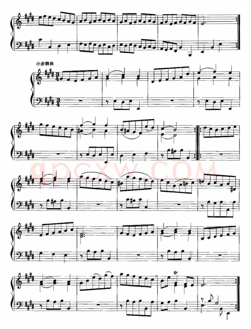 手风琴复调作品：第六法国组曲