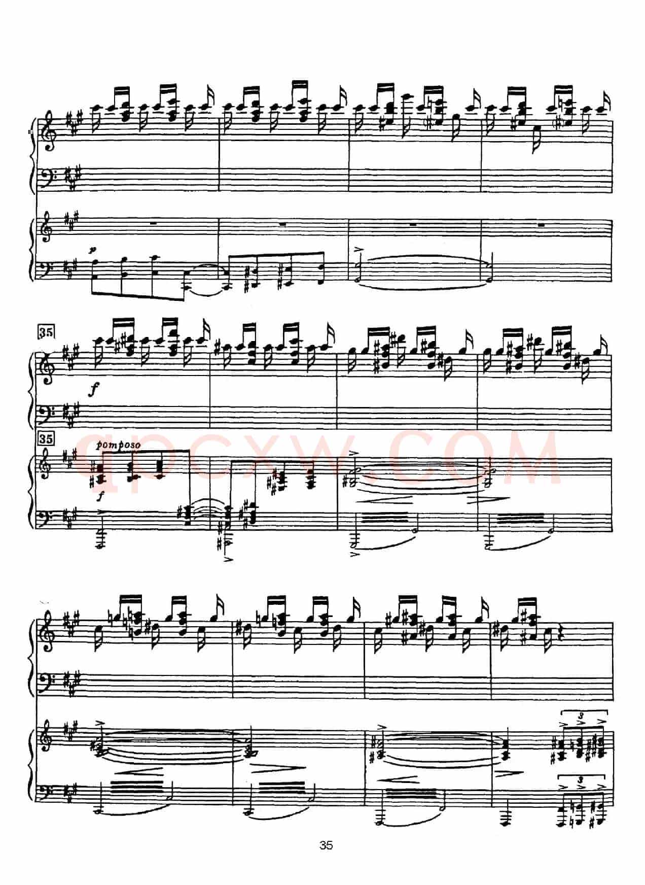 Rhapsody in Blue（蓝色狂想曲）（双钢琴）