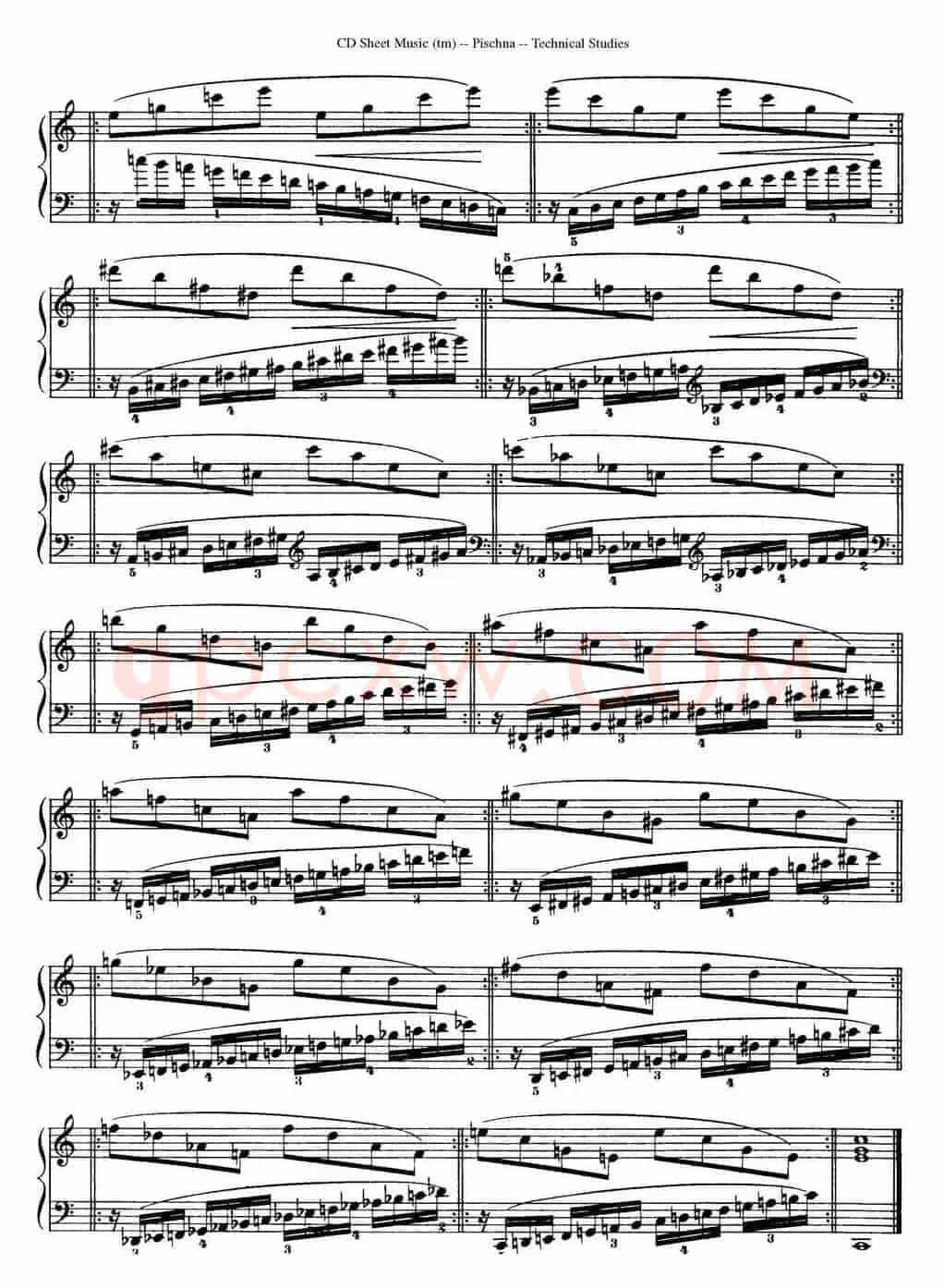 Technical Studies 60 Progressive Exercises (60首钢琴循序渐进练习曲 P41——50)