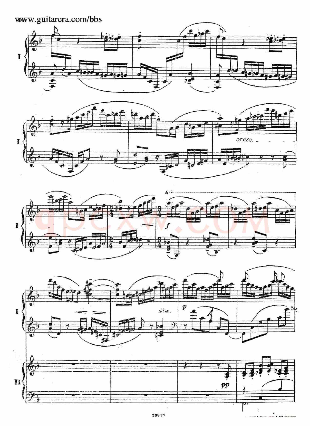 Rhapsody On A Theme Of Paganini Op.43(帕格尼尼主题狂想曲·双钢琴)(P41——60)