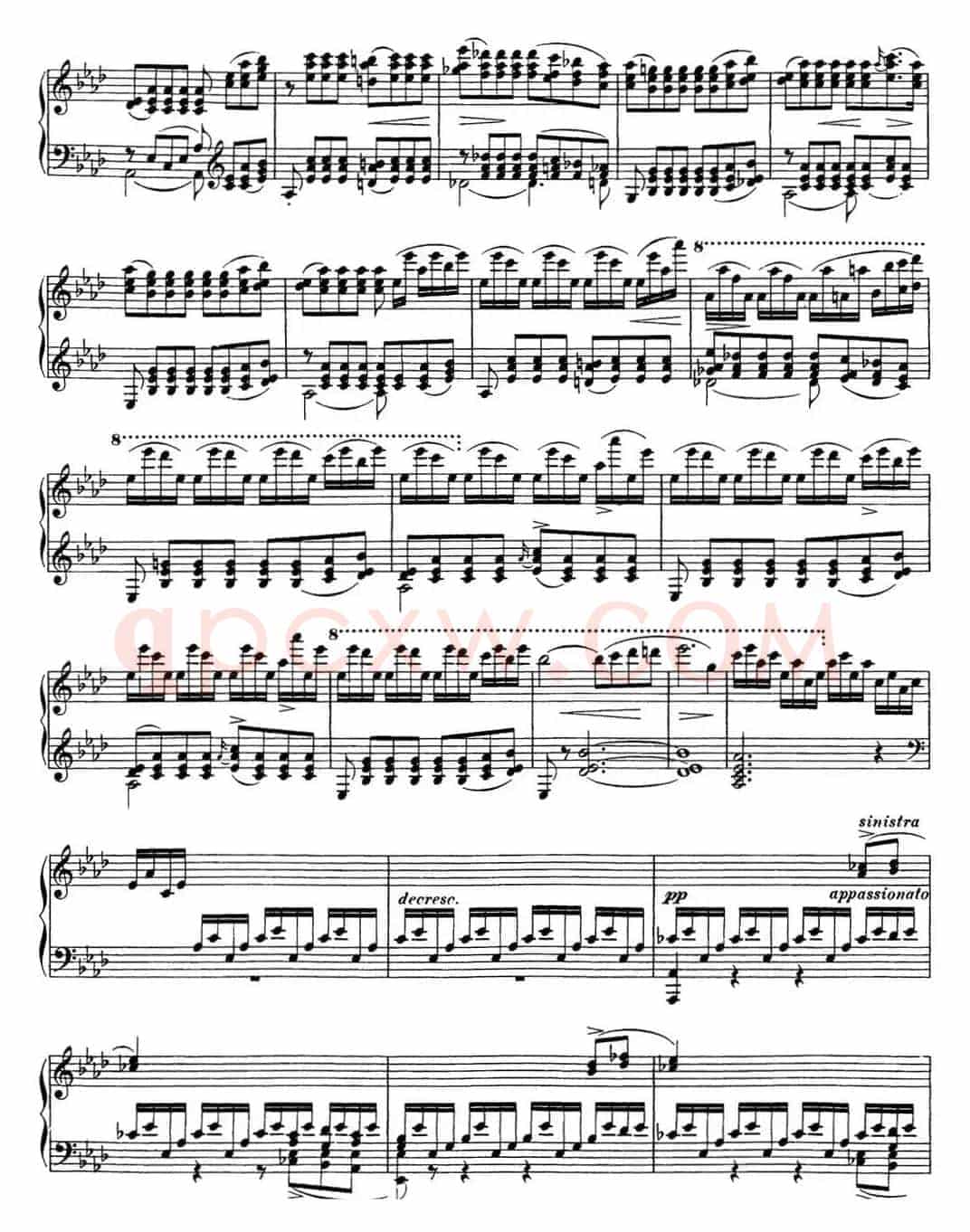 舒伯特f小调即兴曲D.935，Op.142（NO.1）
