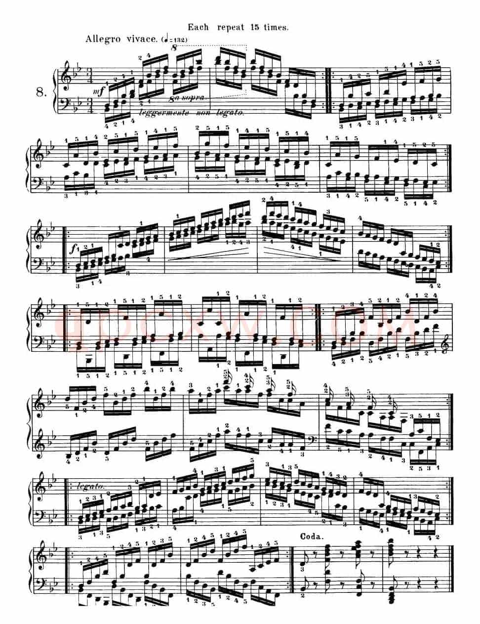 Czerny - 40 Daily Exerci Op.337（6—10）（40首日常训练曲）