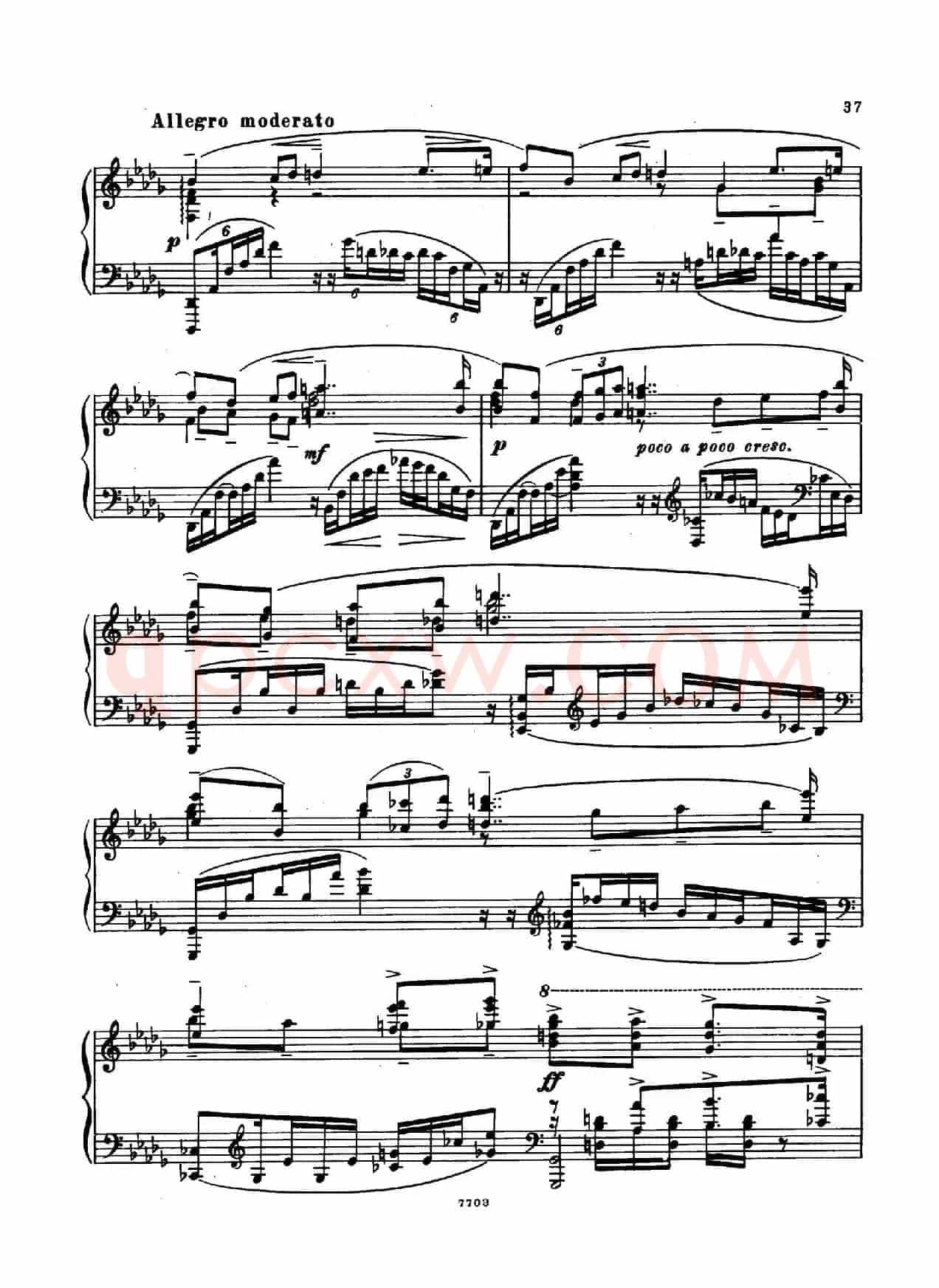 升f小调第一钢琴协奏曲 Op.1(双钢琴版)