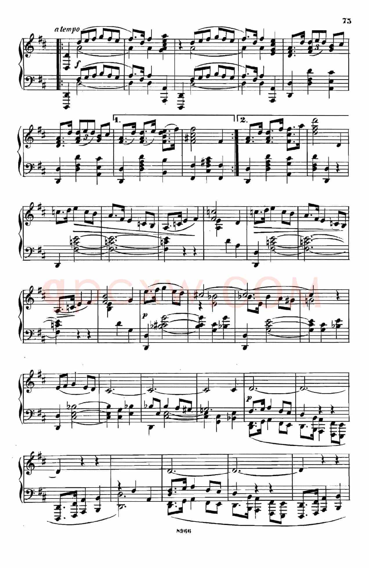 舞会 Le Bal Op.14（No.8）