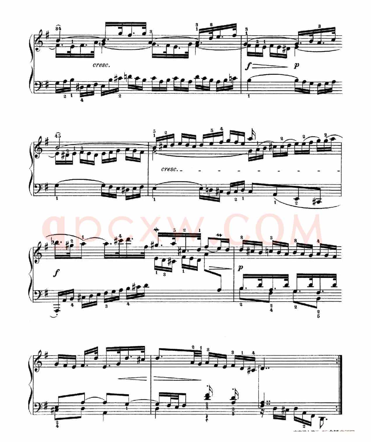 Six Partitas BWV 825-830(6首帕蒂塔·5)