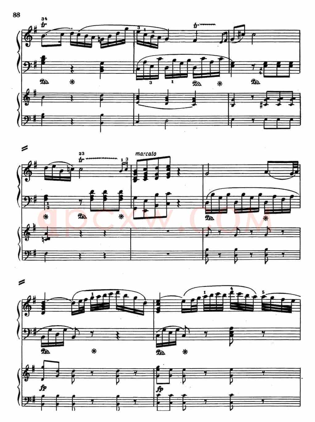 二十八部钢琴协奏曲 No.5（P31-45）