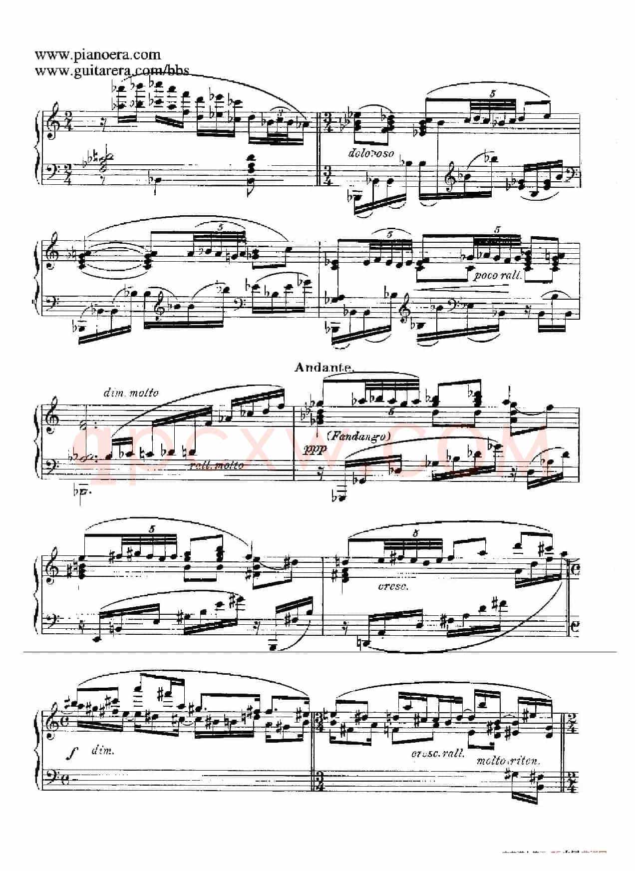Goyescas(戈雅之画)(5. 爱与死 El Amor Y La Muerte)