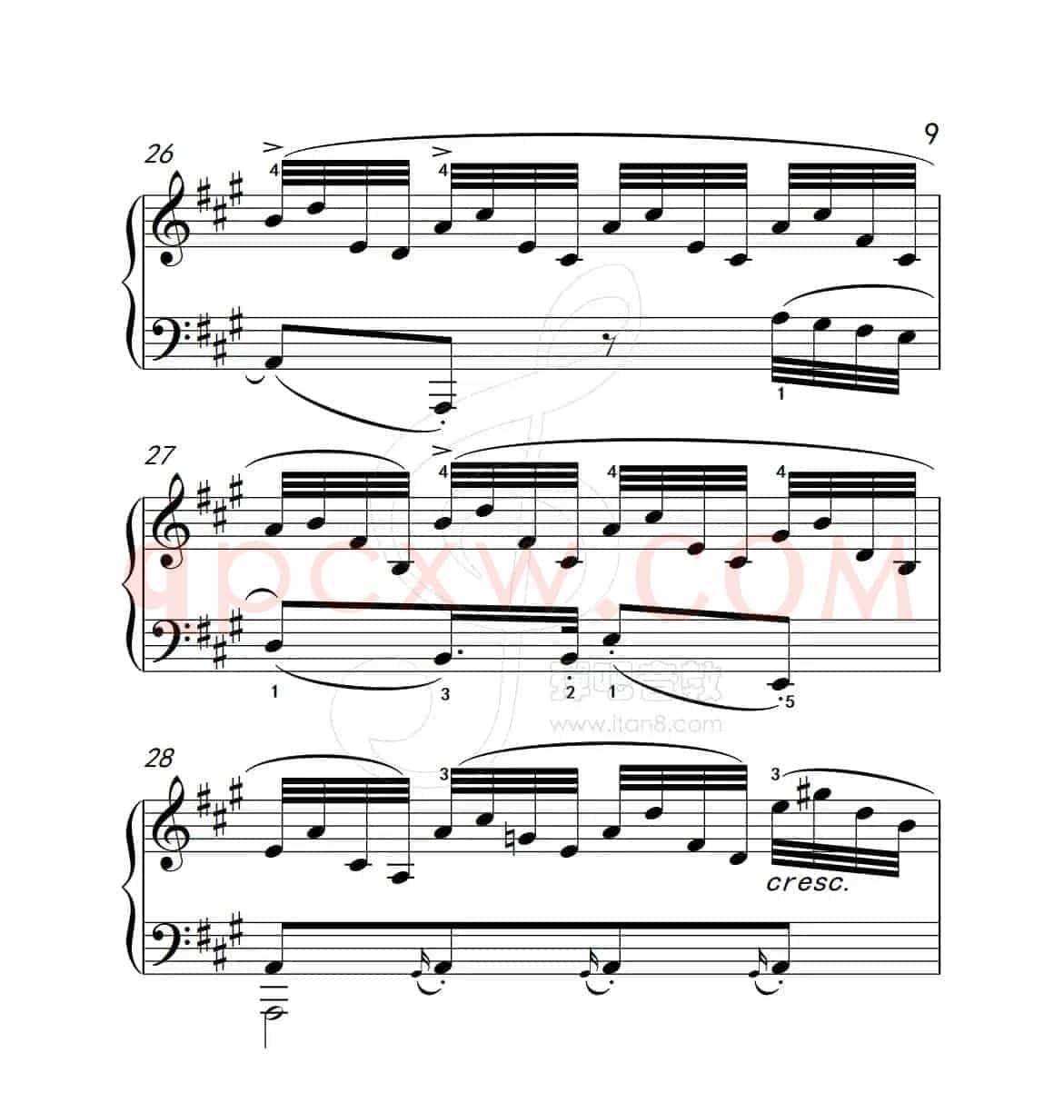练习曲 38（克拉莫钢琴练习曲60首）