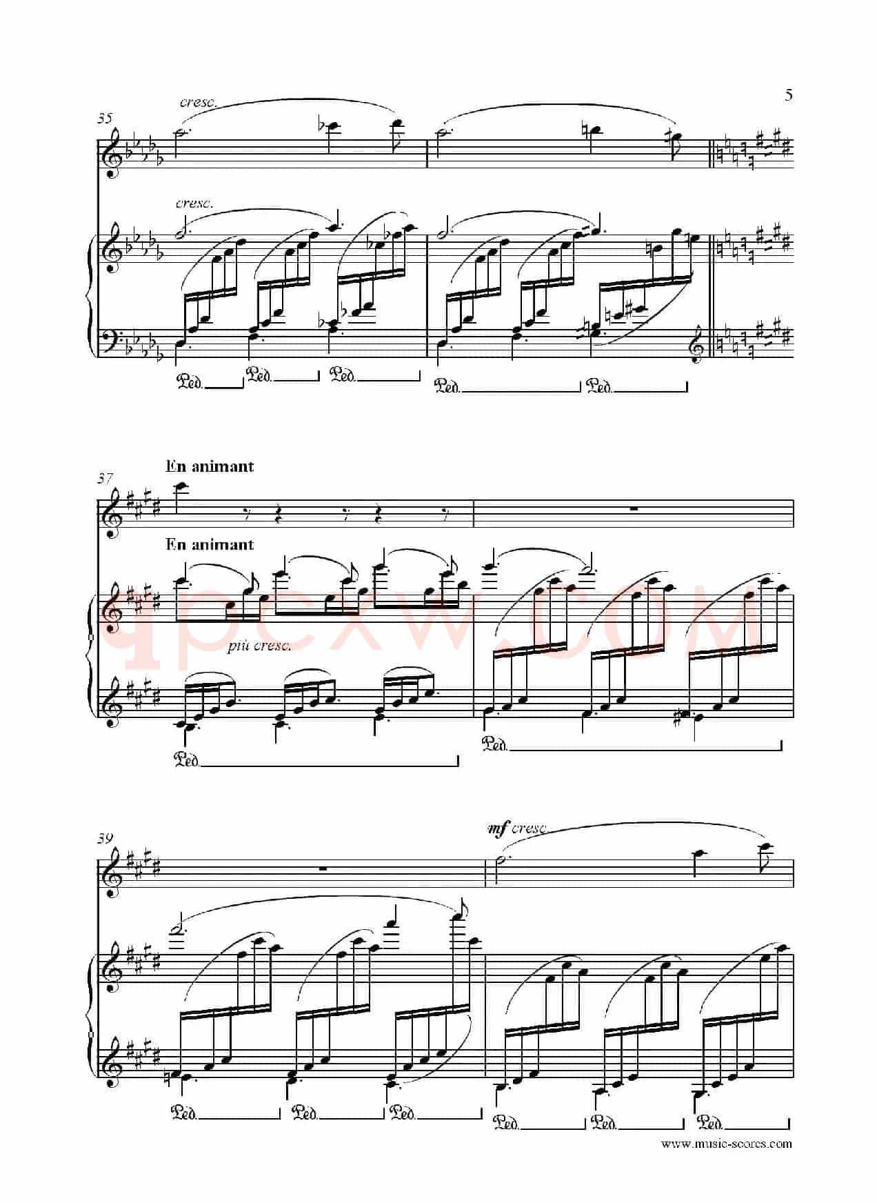 Clair de lune（长笛+钢琴伴奏）