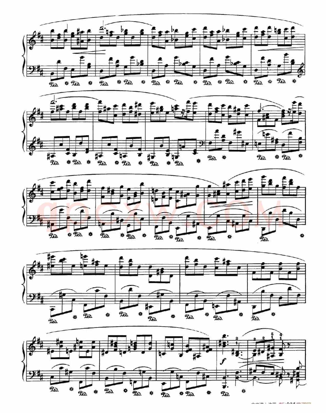 Piano Sonata No.3 in b Minor Op.58(b小调第三钢琴奏鸣曲·第四乐章)
