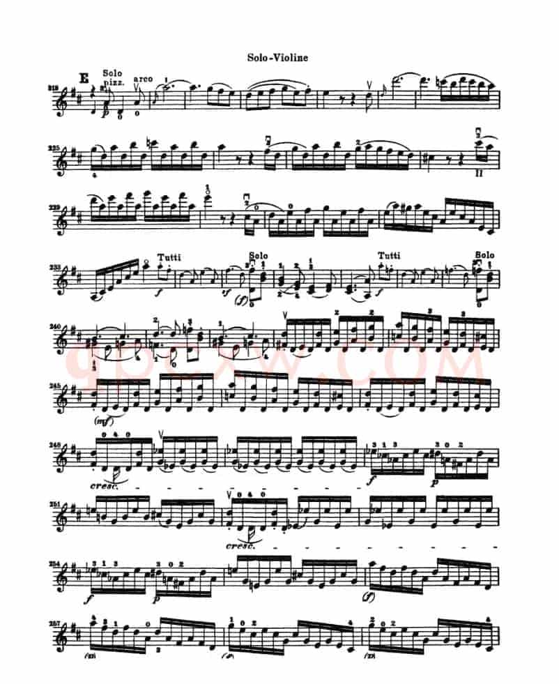 Konzert fur Violine（贝多芬小提琴协奏曲）