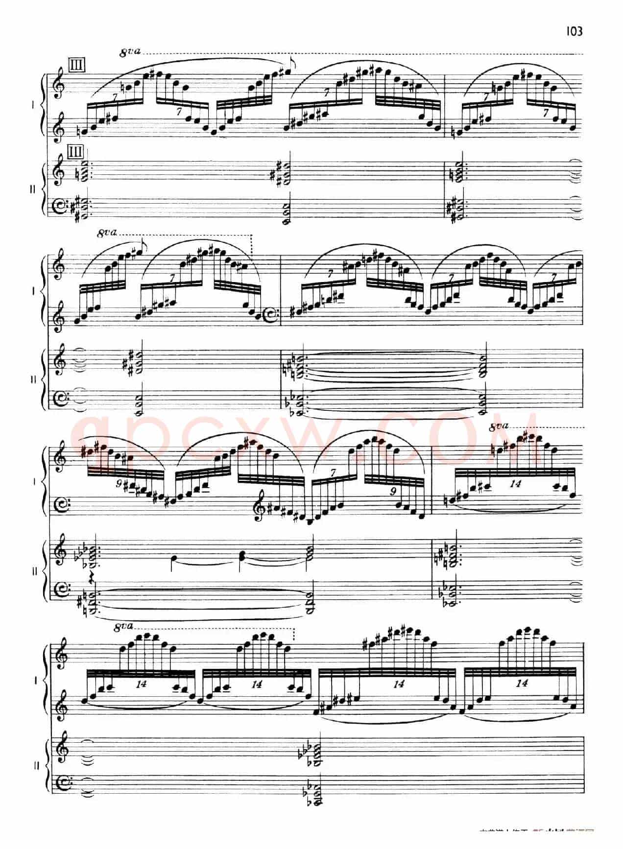 The Planets Op.32(双钢琴)(行星·第七乐章 海王星—神秘主义者)