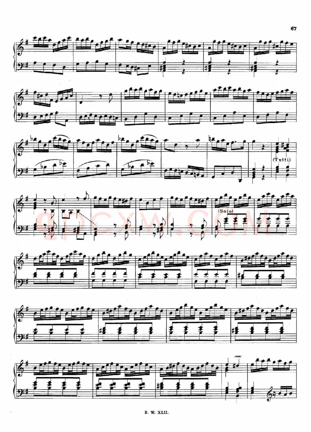 16 Concertos BWV 972-987(十六首为独奏古钢琴而作的协奏曲)(P1——10)