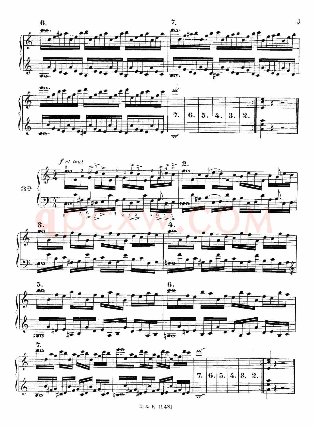 51 Exercises, WoO 6（51首钢琴练习 1—7）