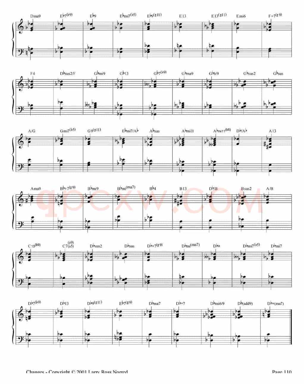 Changes（爵士乐和弦教材）（P101-125）