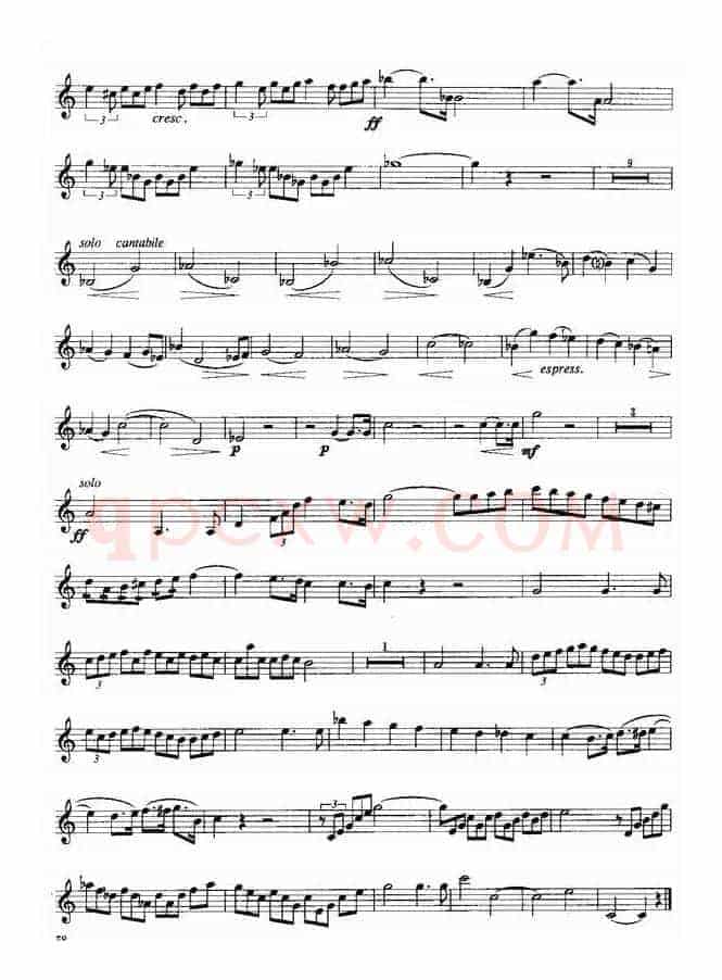 小号考级三级乐曲8首