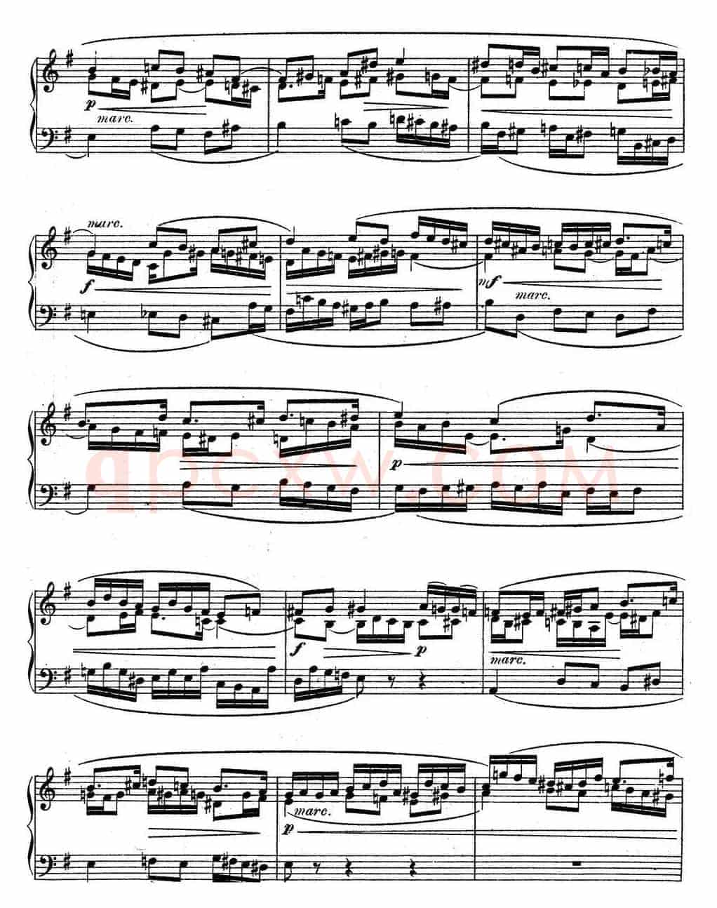 6 Preludes and Fugues Op.99(6首前奏曲与赋格·1)