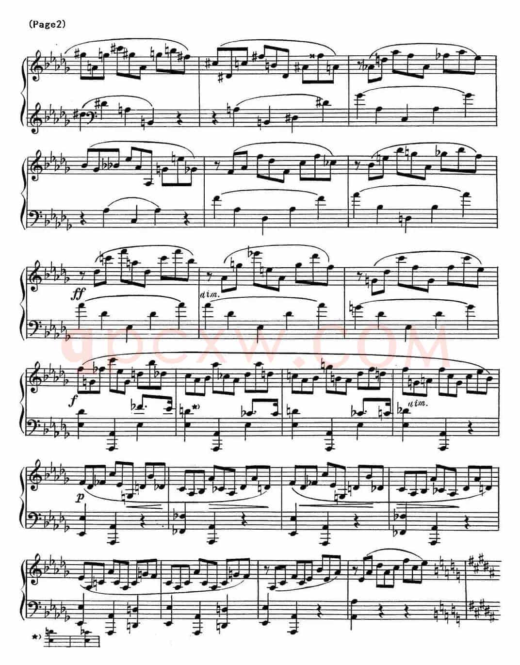 斯克里亚宾8首钢琴练习曲 Op42(No.1 Alexander Scriabin Etudes)