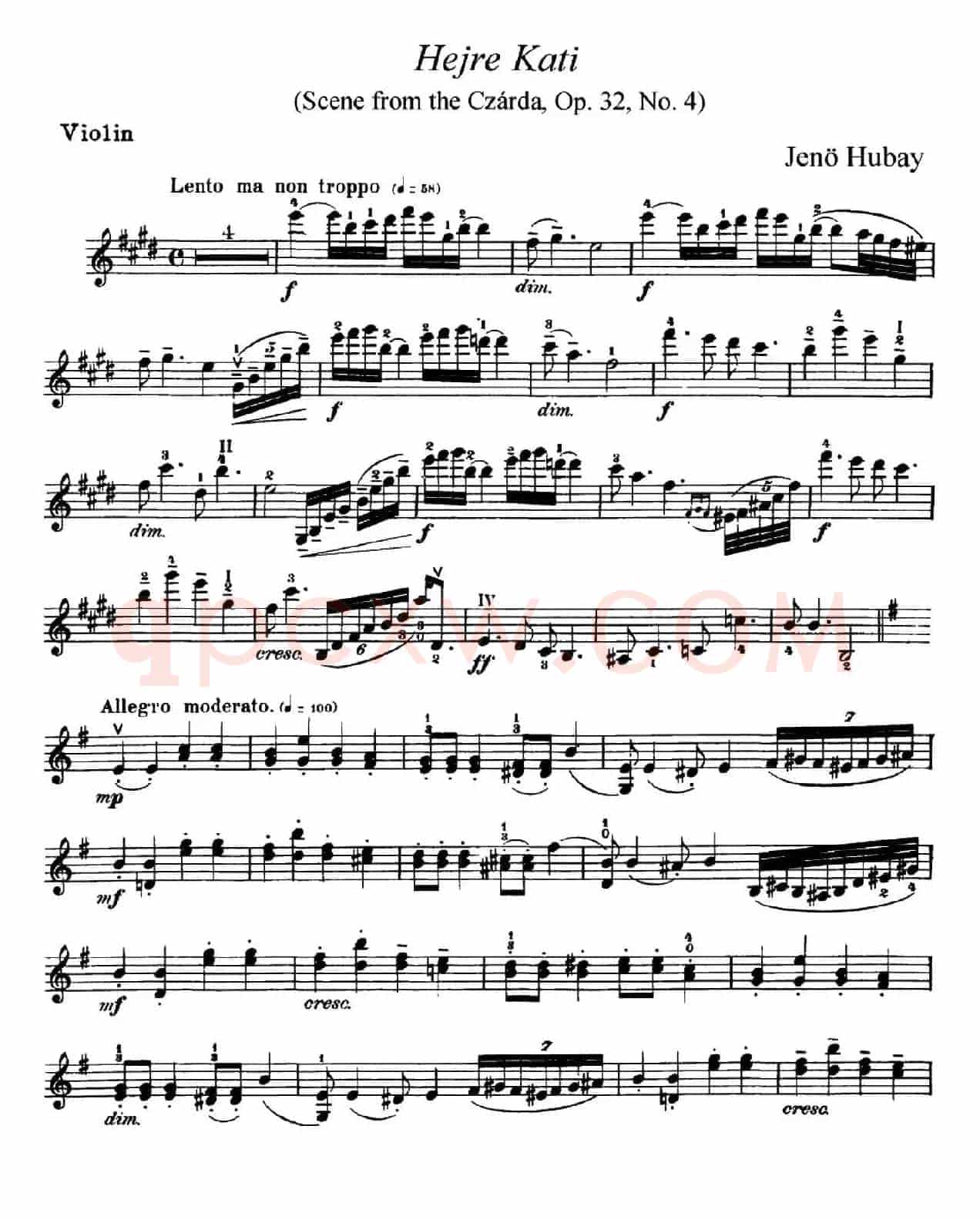 Hejre Kati（Scene from the Czarda,Op.32,No.4）