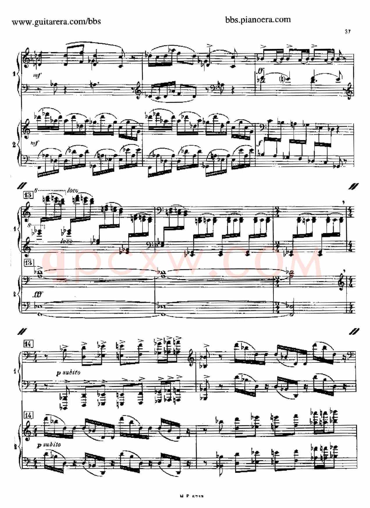 Sonata for Two Pianos(双钢琴奏鸣曲)