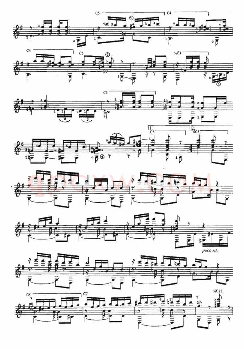 Tango No.2(古典吉他)