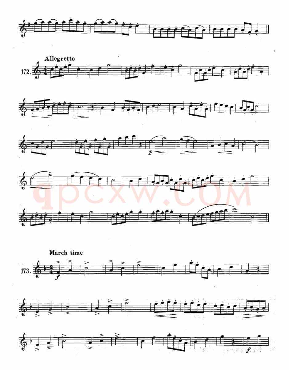 萨克斯练习曲合集（1—28）断音练习