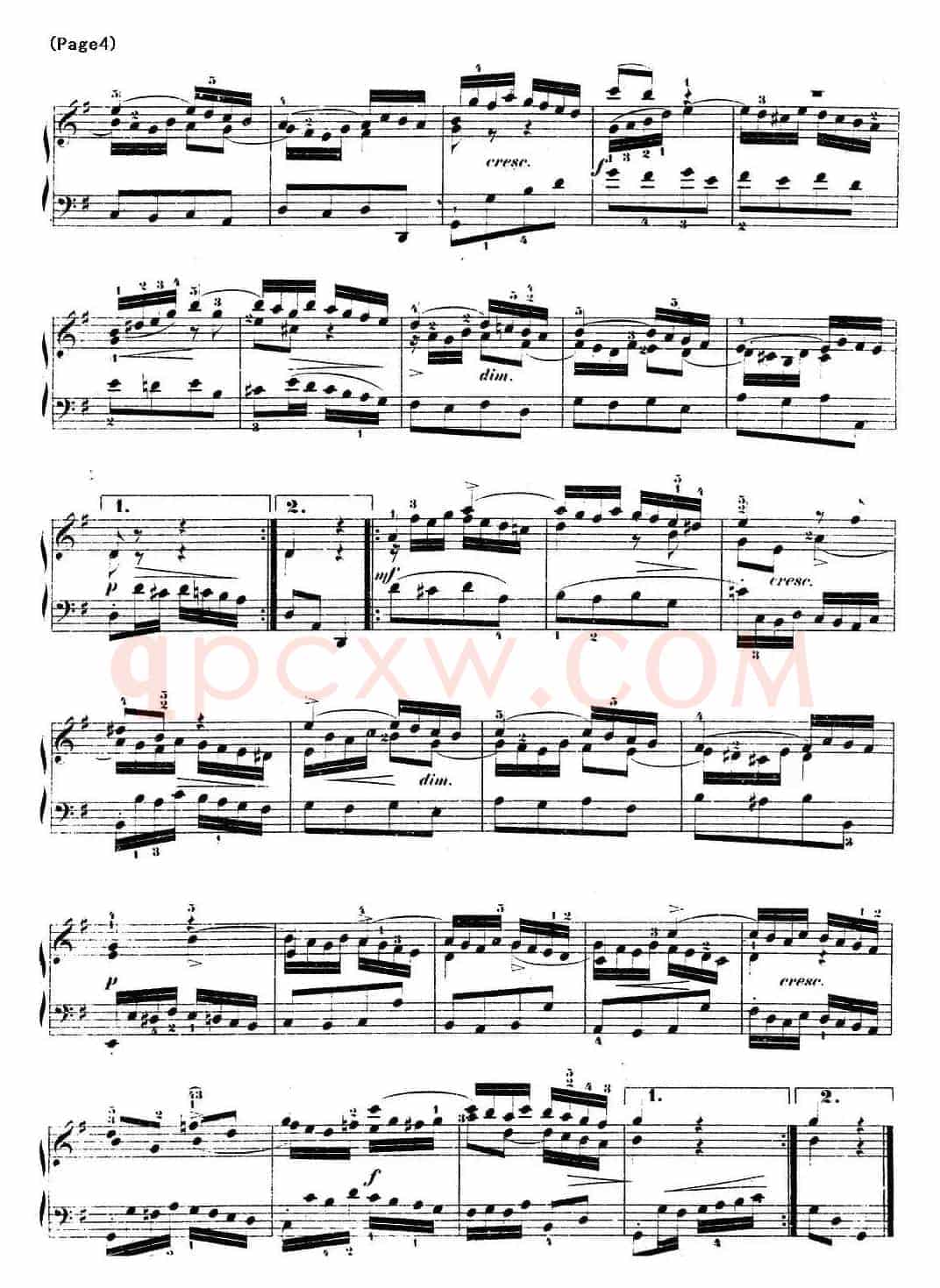 哥德堡变奏曲 巴赫 Goldberg Variationen BWV988
