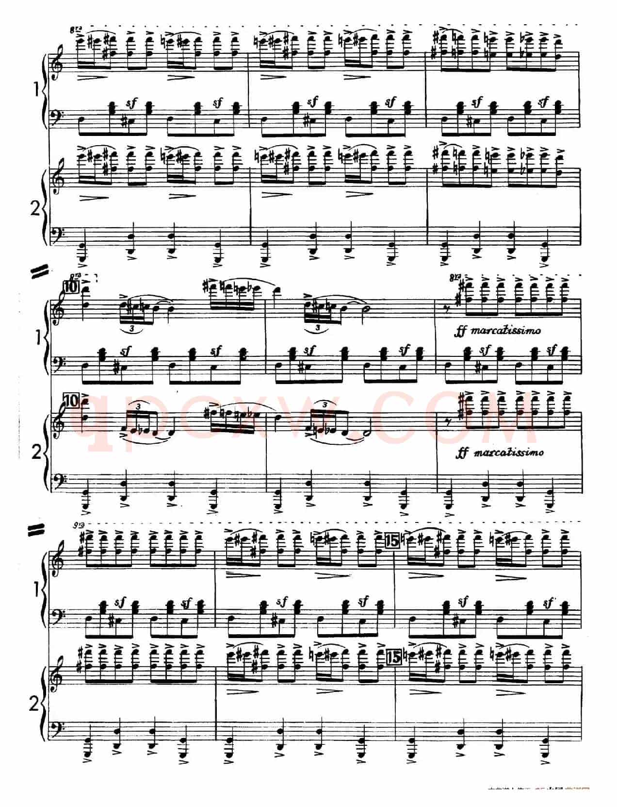 Sabre Dance(马刀舞曲)(双钢琴版)