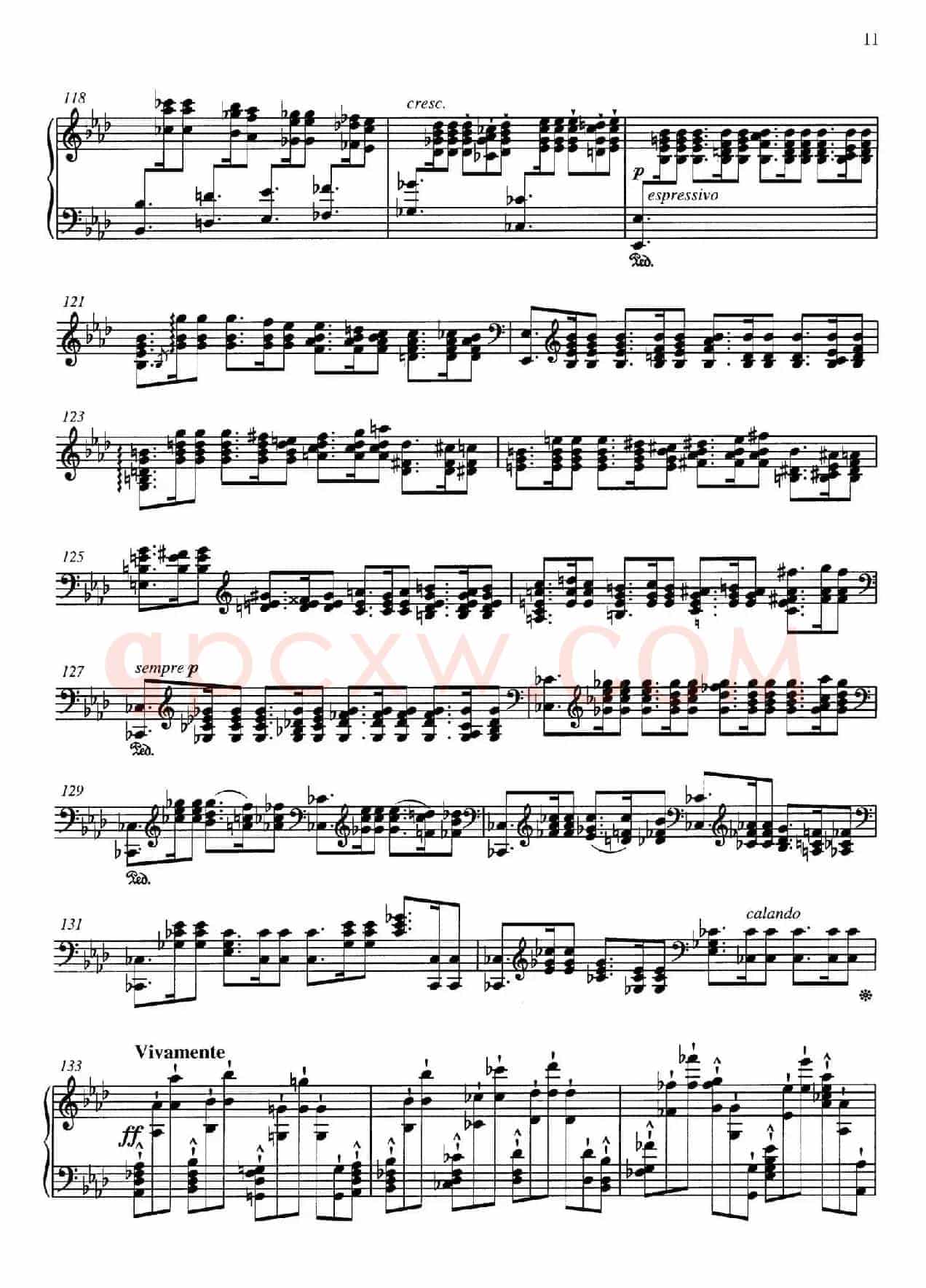3 Grandes Etudes Op.76 No.1（3首华丽练习曲·1）