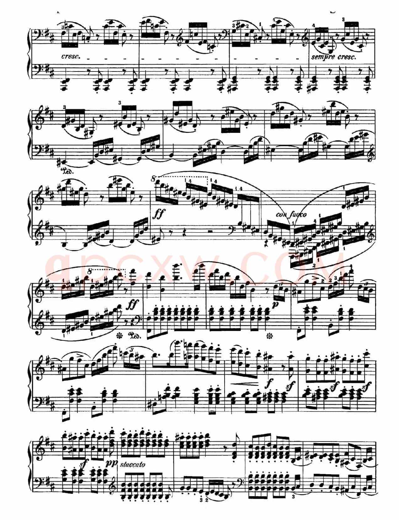 Capriccio Brillante in B Major Op.22(B大调华丽随想曲·钢琴独奏)