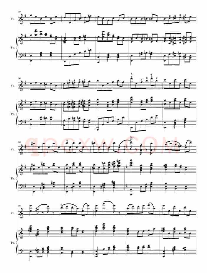 A小调舞曲（For Piano And Violin）
