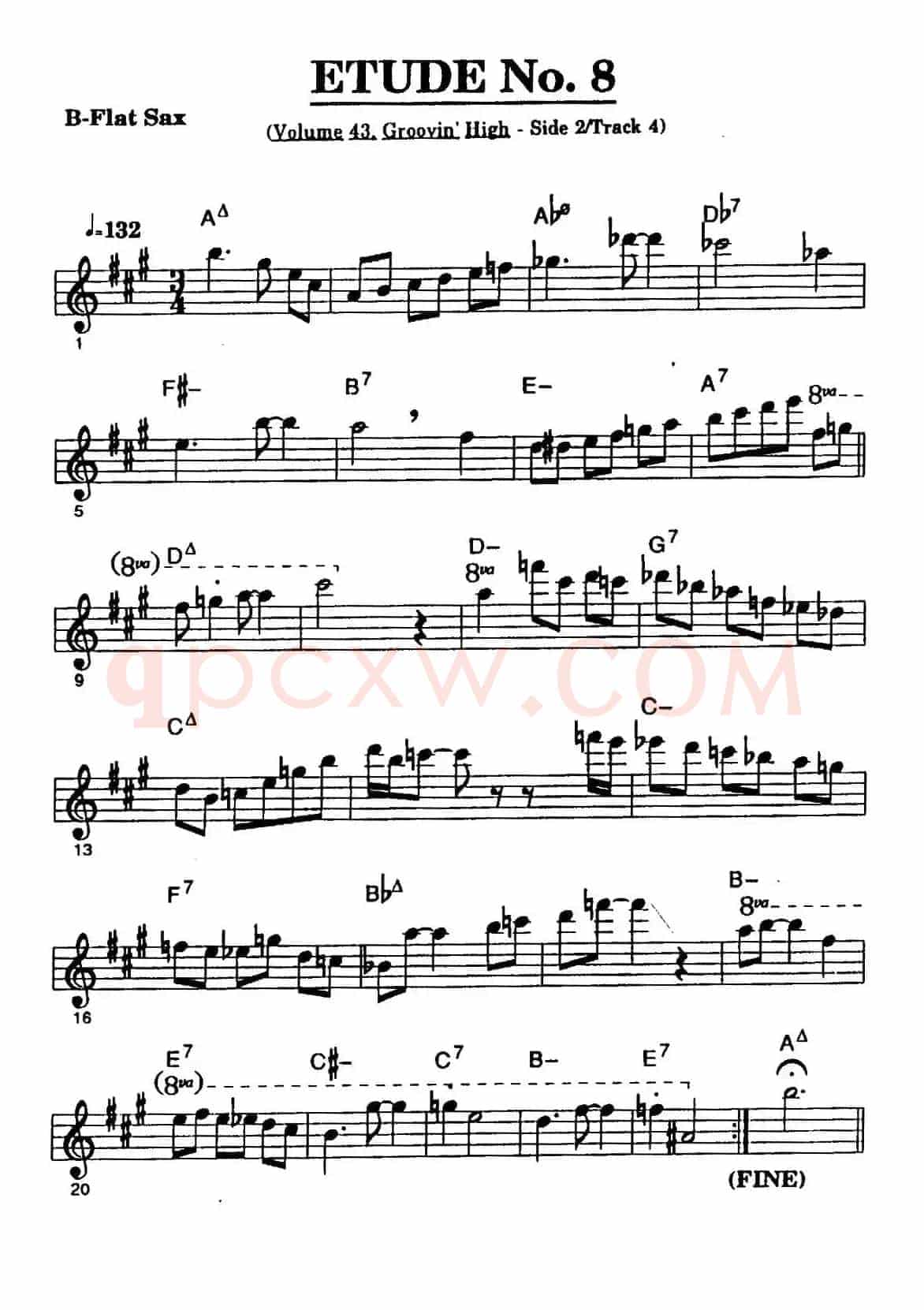 爵士乐超吹练习曲(八)