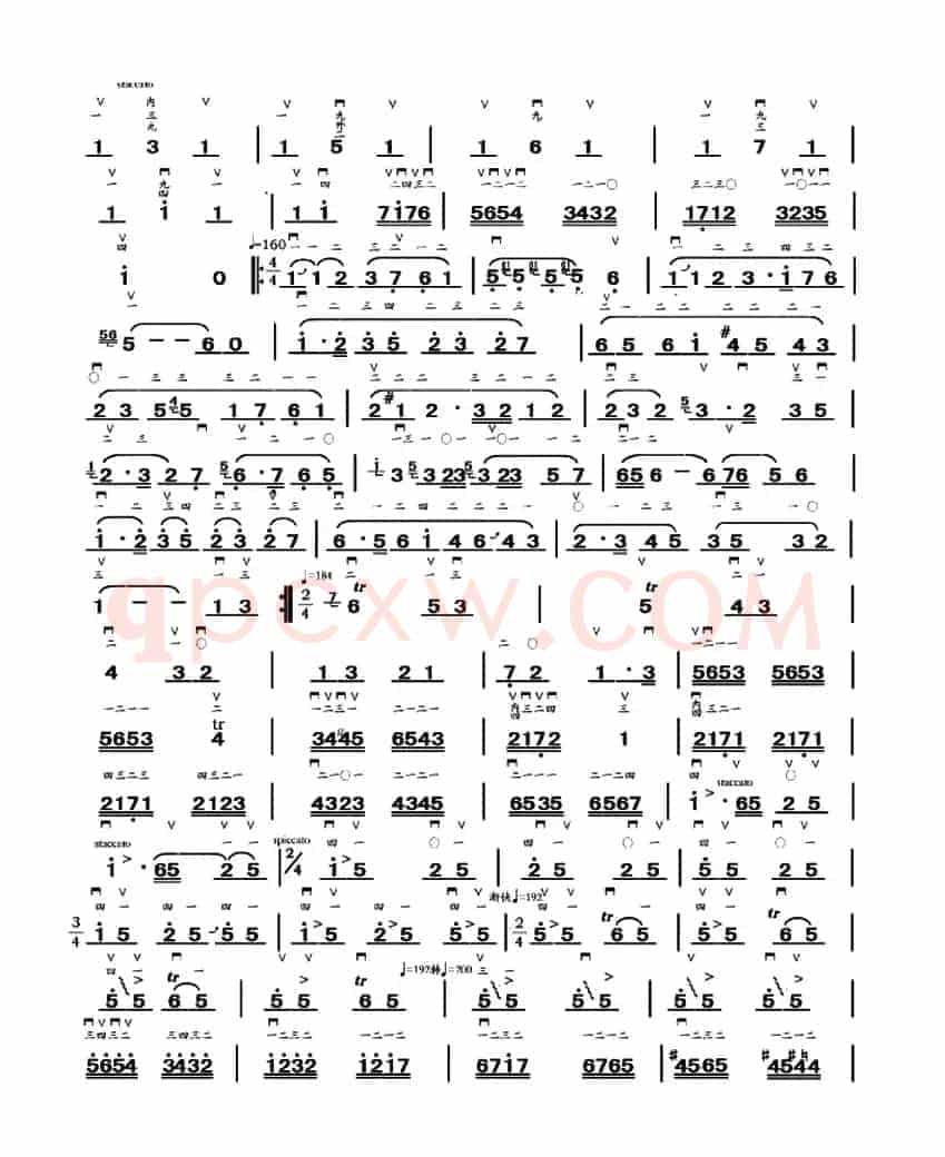 舞之魂（中音板胡、简谱版）