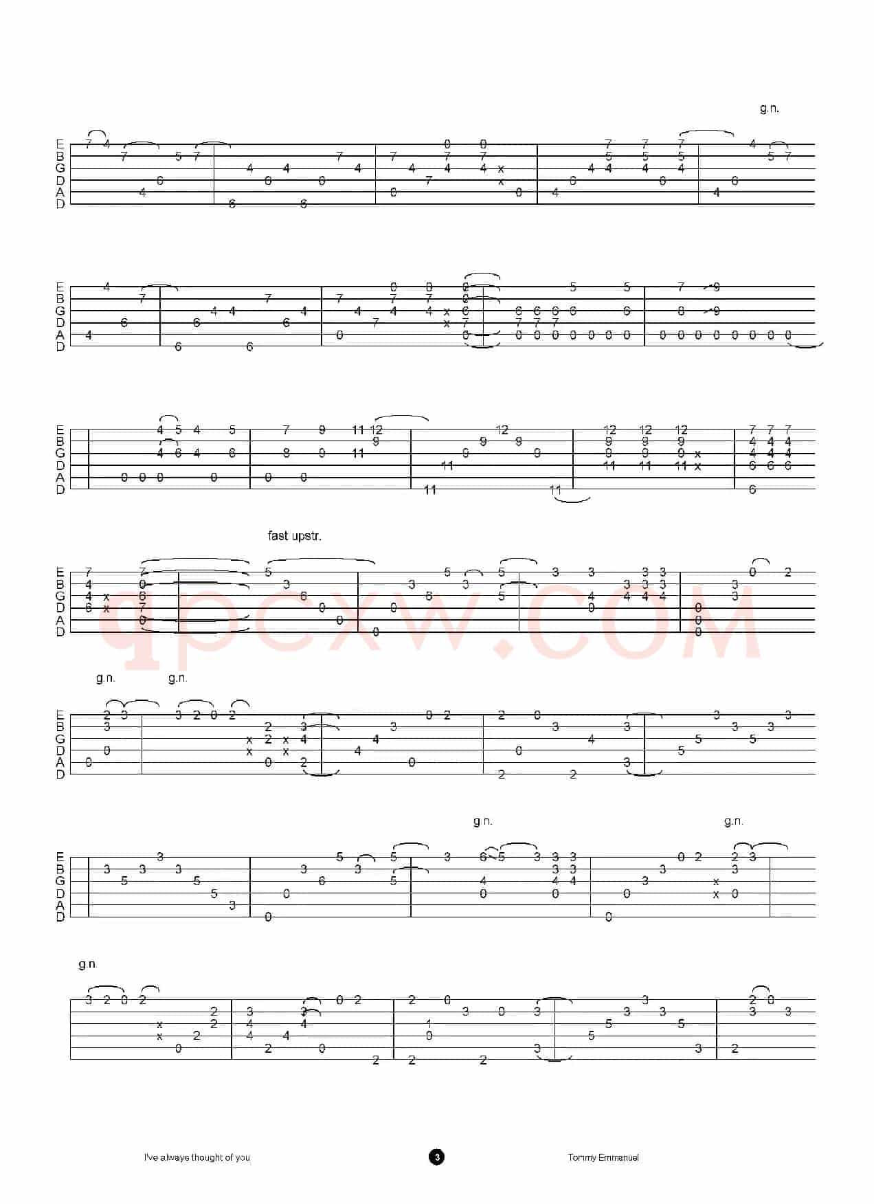 tommy emmanuel；i have always thought of you（指弹吉他）