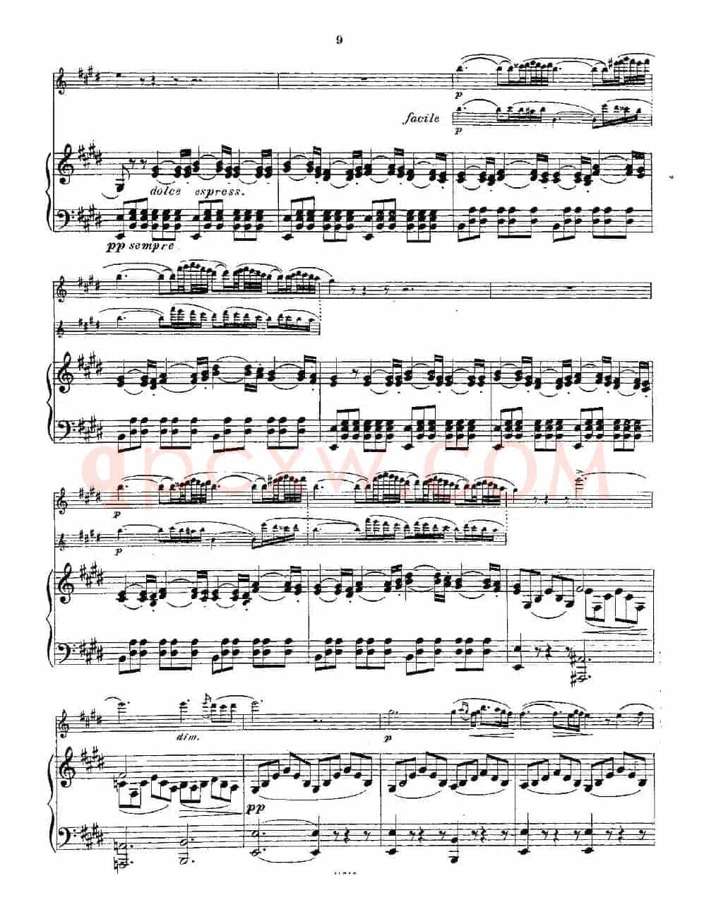 Opern-Transcriptionen.Op.45-2（长笛+钢琴伴奏）