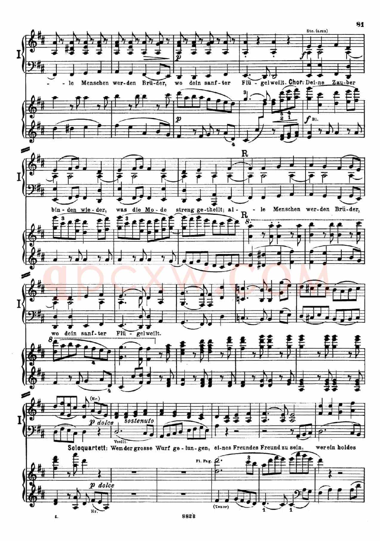 d小调第九交响曲 Op.125(双钢琴P73——82)