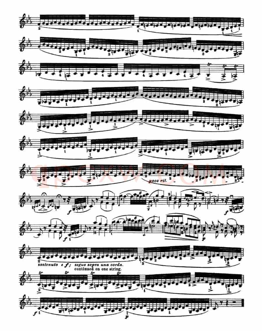 24首小提琴练习曲之20
