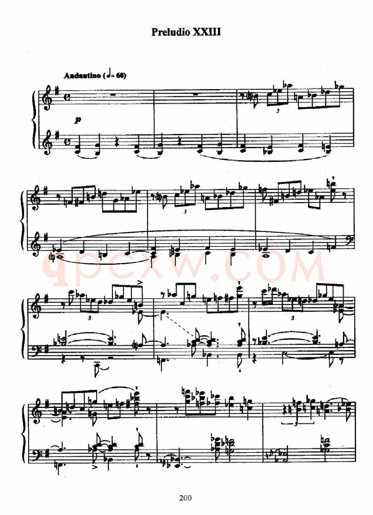 24 Preludes and Fugues Op.82（24首前奏曲与赋格·23）