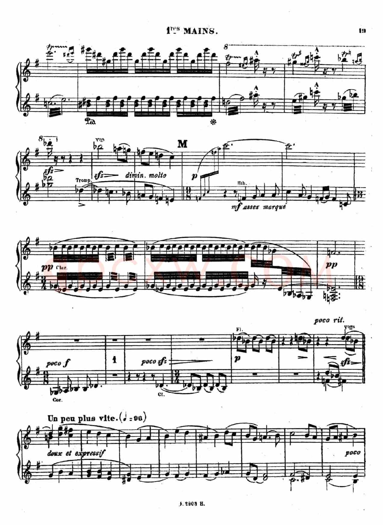 Symphony on a French Mountain Air Op.25（法国山歌交响曲·双钢琴·Ⅰ）