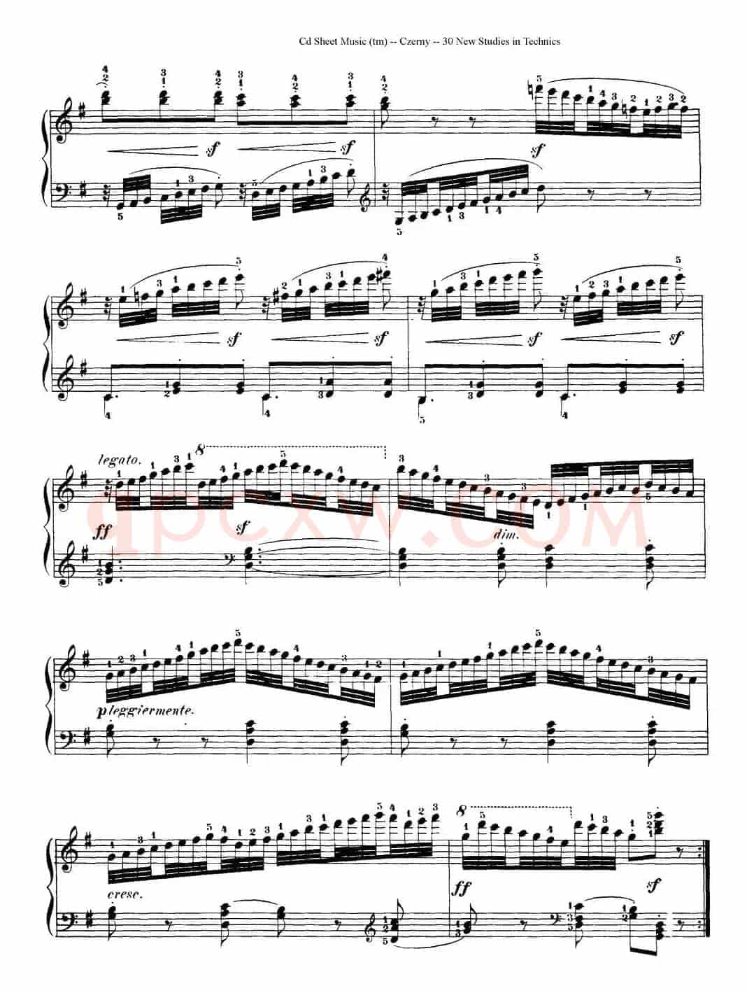 Czerny - 30 New Studies - 11（车尔尼Op849 - 30首练习曲）