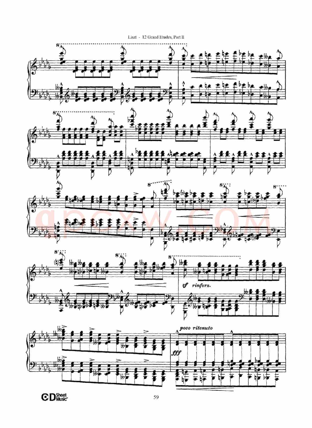12 Grand Etudes S.137（12首华丽的练习曲·11）
