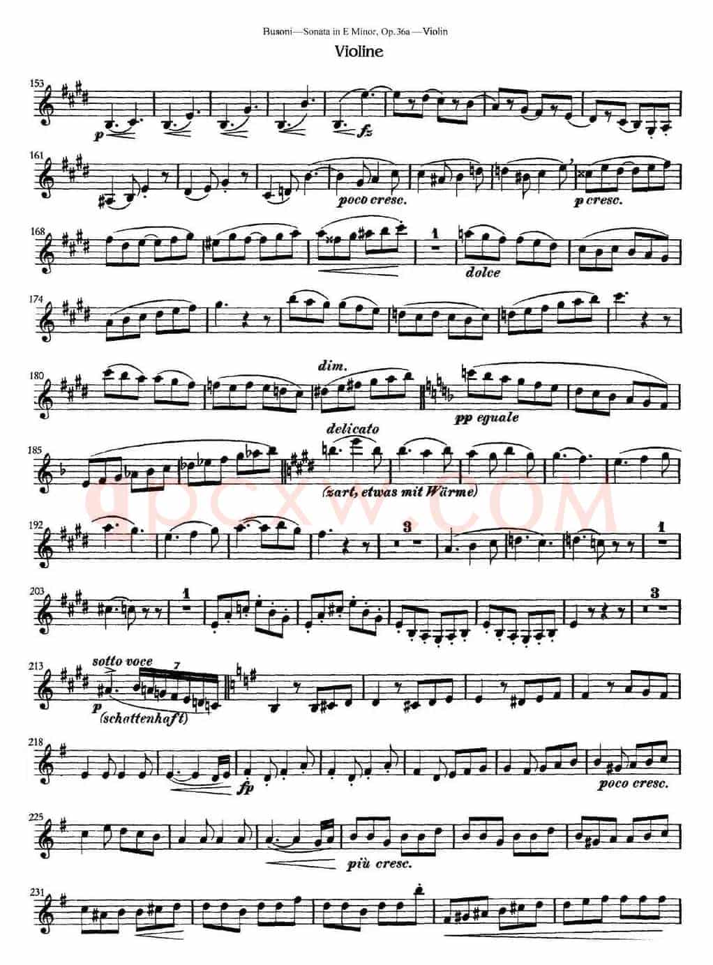 Violin Sonata No.2 in E Minor Op.36