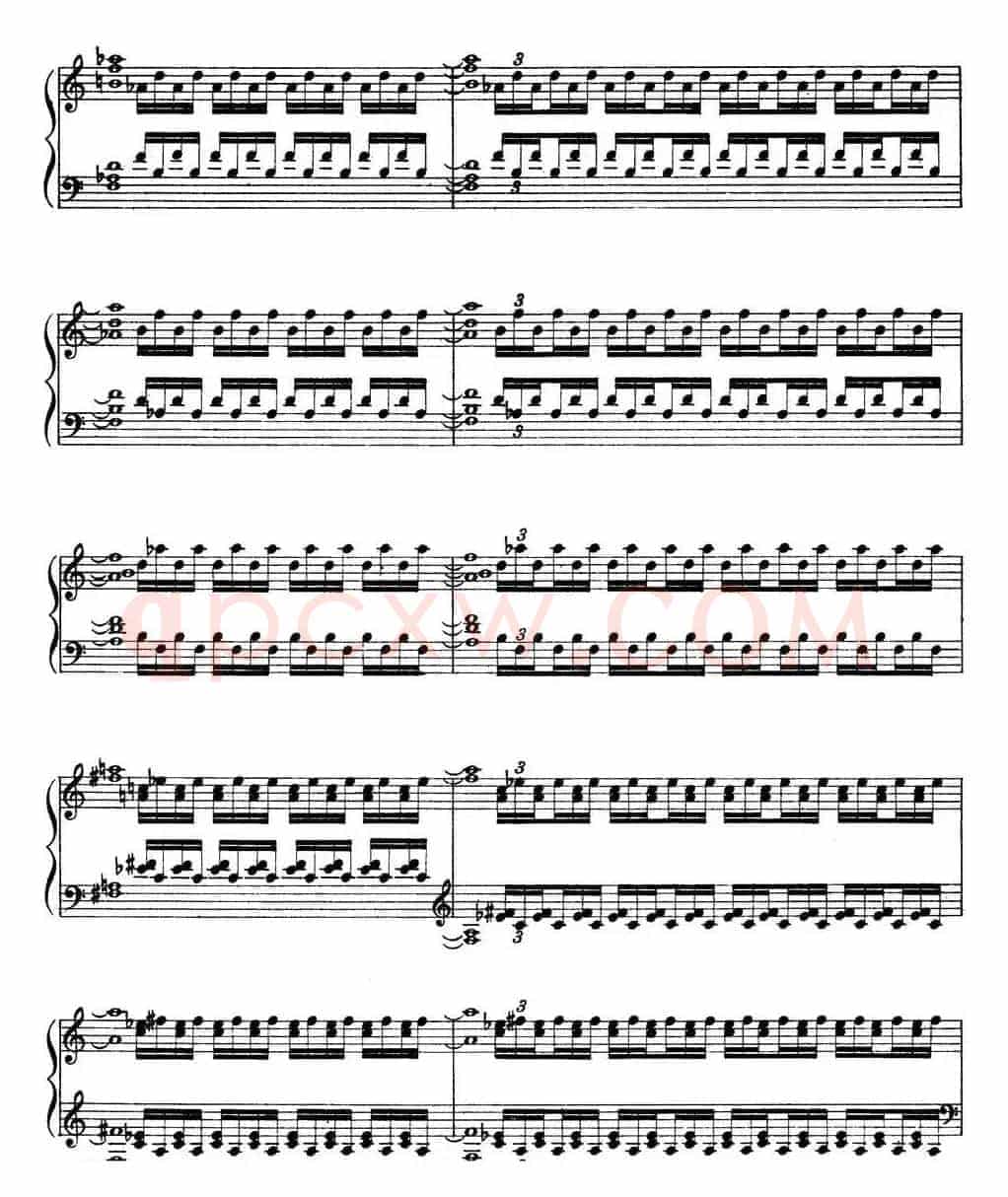 Technical Exercises S.146(李斯特钢琴技巧练习 BOOK Ⅸ)