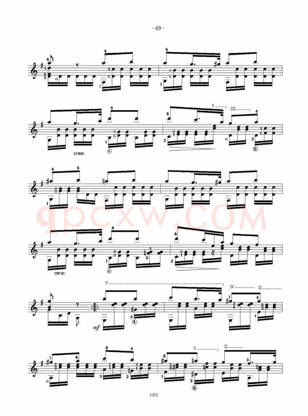 索尔·克斯特26首练习曲之21——26